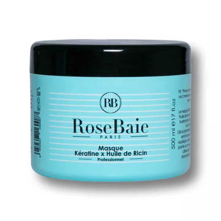 RoseBaie Maschera alla cheratina e olio di ricino 500 ml