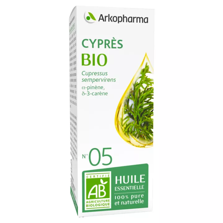 Olfae Organic Essential Oil Cyprés n ° 5 Arkopharma 10ml