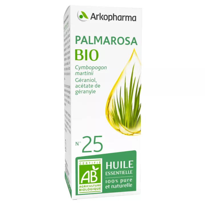 Olfae Palmarosa Huile Essentielle Bio n°25 Arkopharma 5ml