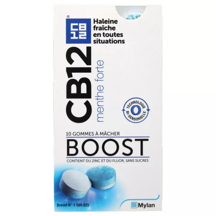 CB12 Boost Mint Forte 10 gomme da masticare
