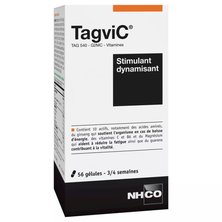 Tagvic Nhco Stimulant Dynamisant 56 Gélules