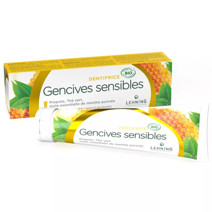 Lehning Pasta de Dientes Orgánica Encías Sensibles 80g