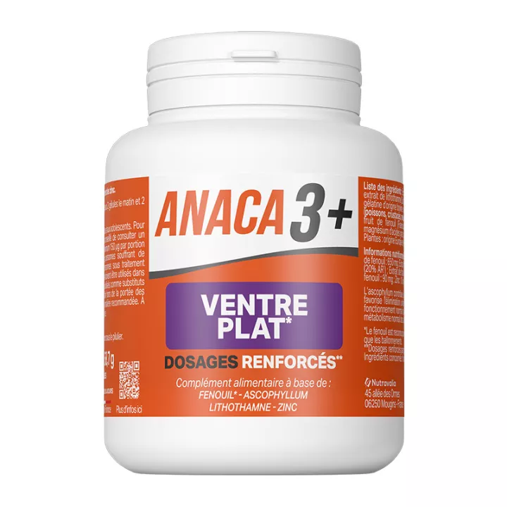 Anaca3+ Ventre Plat Dosages Renforcés 120 gélules