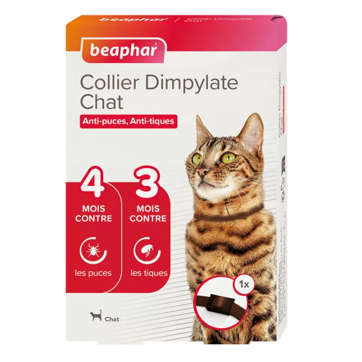 Beaphar Floh- und Zeckenhalsband Dimpylate Cat