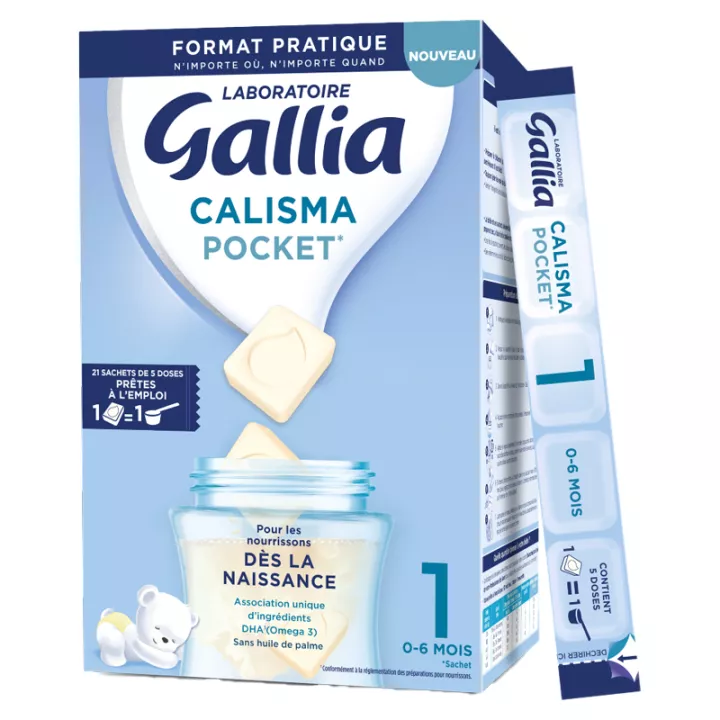 Gallia Calisma Pocket 1st Age 0-6 Months 21 Sachets