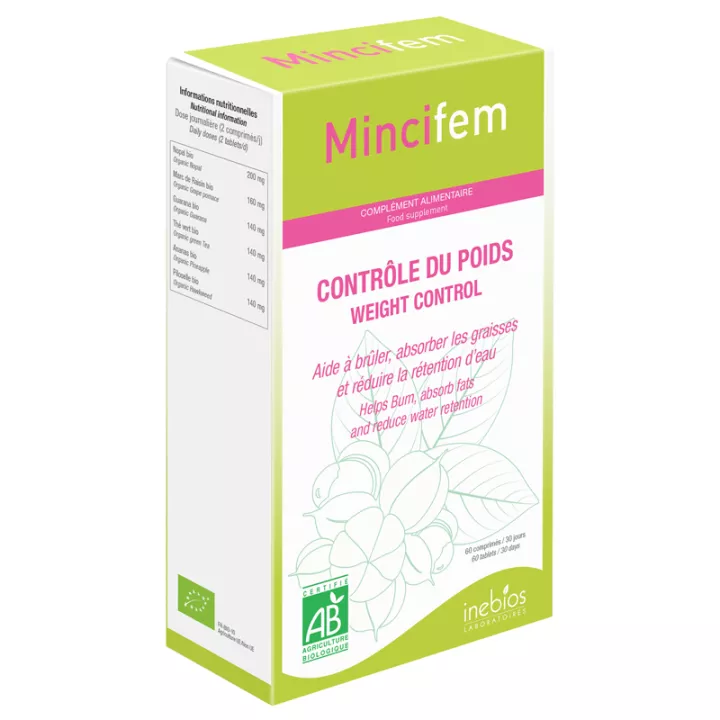 Inebios Mincifem Weight Control Organic 60 таблеток