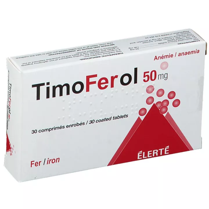 Comprimidos de ferro + vitamina C TIMOFEROL