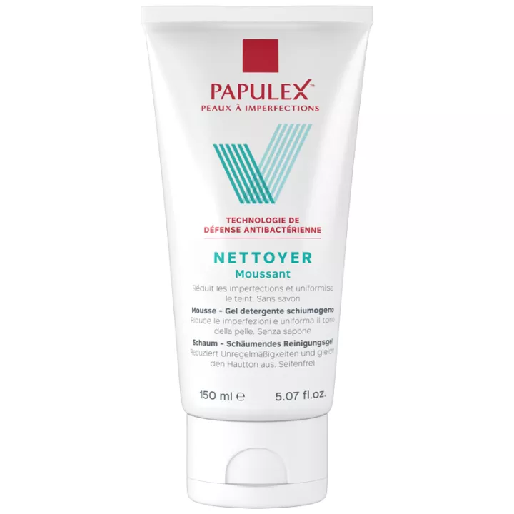 Papulex Gel Limpiador Espumoso Limpiador Sin Jabon 150ml