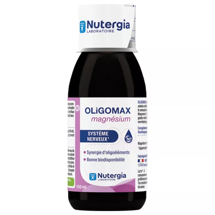 Oligamax Magnesium Nutergia Stress en vermoeidheid Oligotherapie