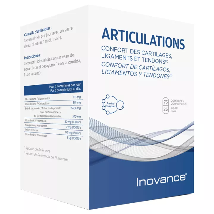 Inovance Articulations Cartilages, Ligaments et Tendons 75 comprimés