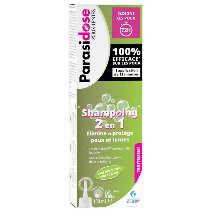 Parasidose Champú 2en1 Piojos y Liendres 100 ml