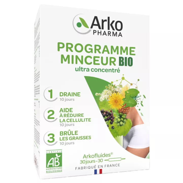 Arkofluides Organic Slimming Program 30 phials