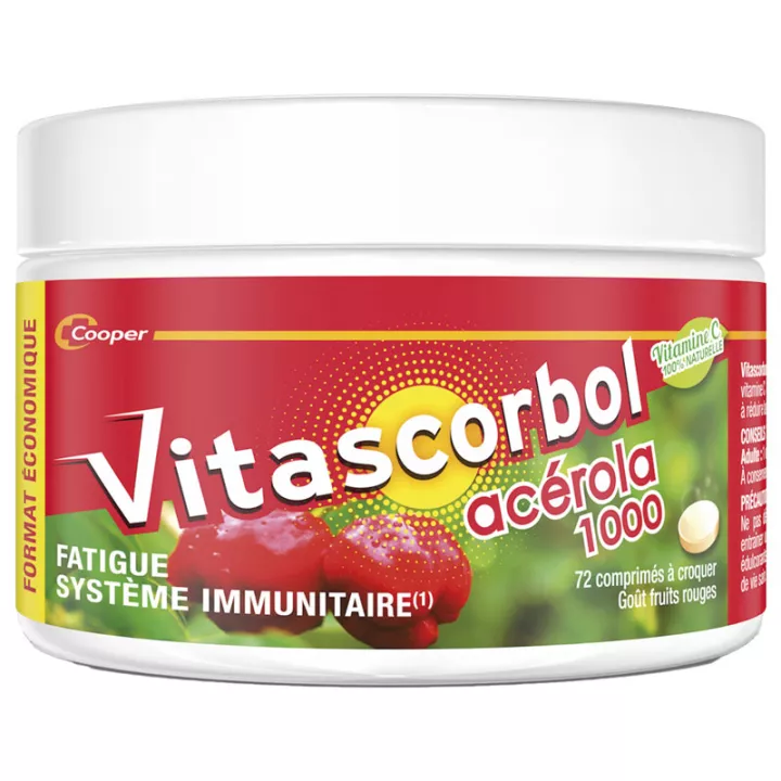 VITASCORBOL acerola 1000MG 30 ABAS