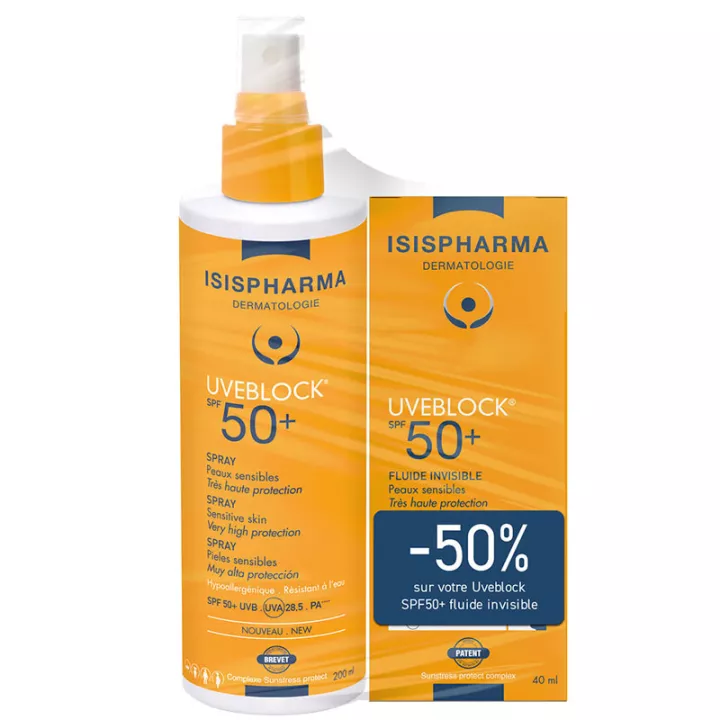 Isispharma Uveblock Spf50+ Spray Muy Alta Protección 200ml