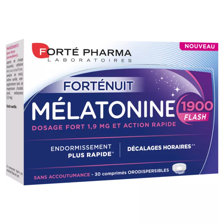 Forte Nuit Melatonin 1900 Flash 30 Tabletten