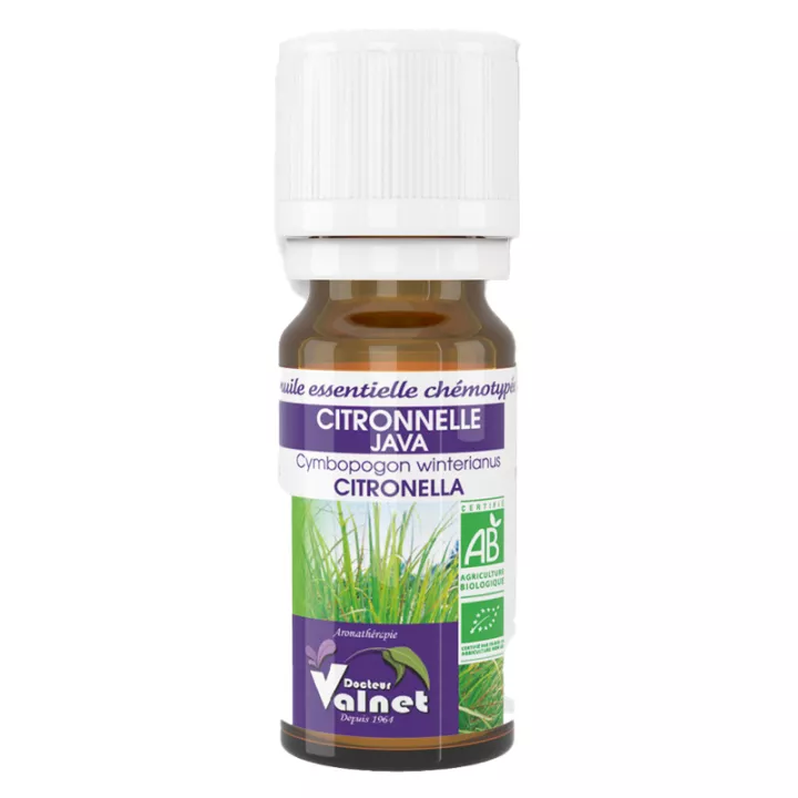 Dr Valnet Huile Essentielle Bio Citronnelle Java 10 ml