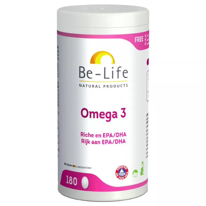 Be-Life BIOLIFE OMEGA 3 90/180 500MG capsules