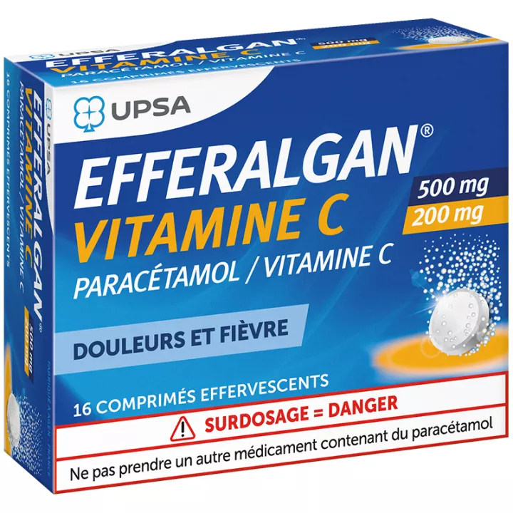 EFFERALGAN VITAMIN C effervescent tablets 16