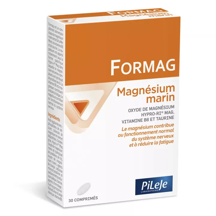 Formag PiLeJe Magnésio vitamina B6 Taurina 30 Comprimidos