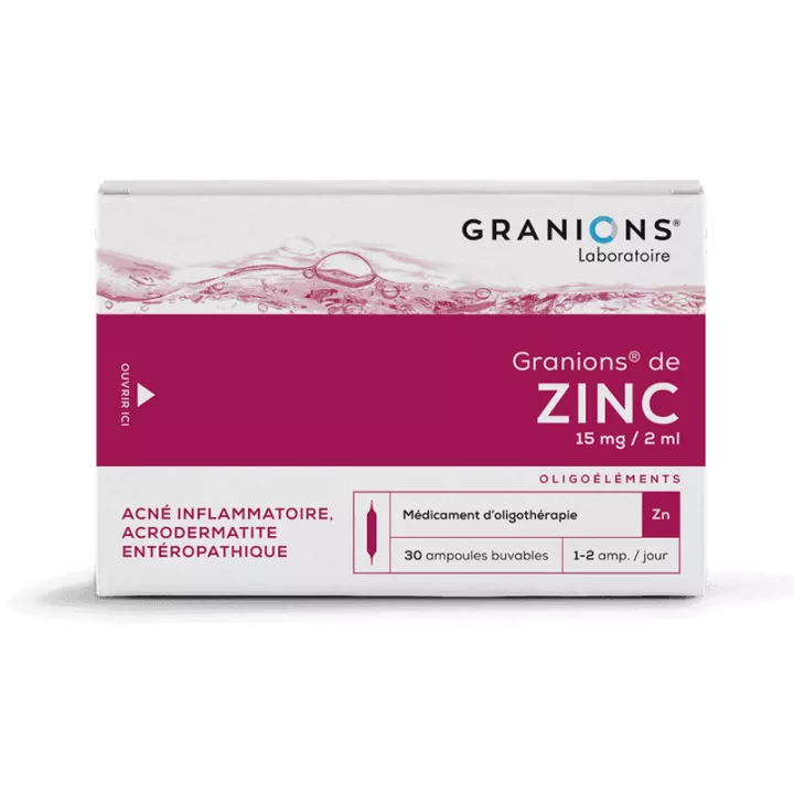 Granions ZINCO BULBS POTÁVEL 2ML 30