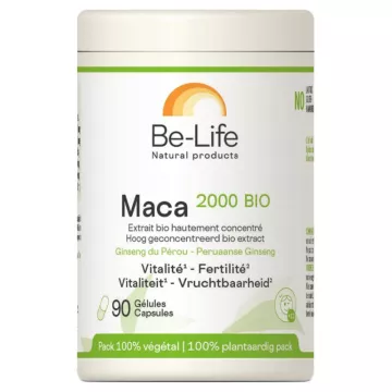 Be-Life BIOLIFE maca BIO 2000 90 capsules