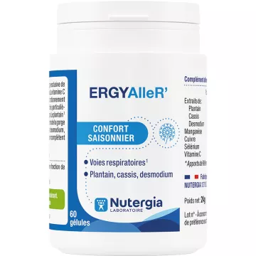 Nutergia ErgyAller' Seasonal Comfort Allergy 60 cápsulas