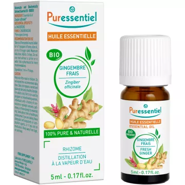 Puressentiel Organic Essential Oil Fresh Ginger 5 ml