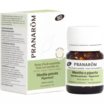 Pranarom Peppermint Organic Essential Oil Pearl