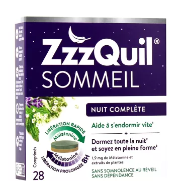 ZzzQuil Полный ночной сон 28 таблеток