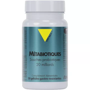 Vitall+ Métabiotiques Probiotiques 30 gélules