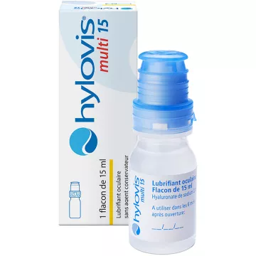 Hylovis Multi Smerende Oogdruppels 15 ml