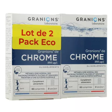 Granions De Chrome 250µg tablets