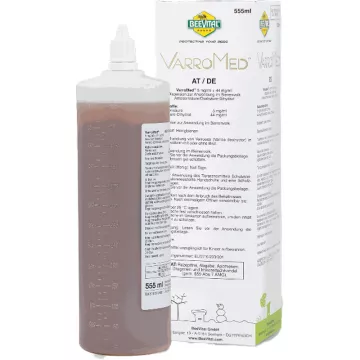 Varromed Ácido fórmico e oxálico Frasco de 555 ml 3 colmeias