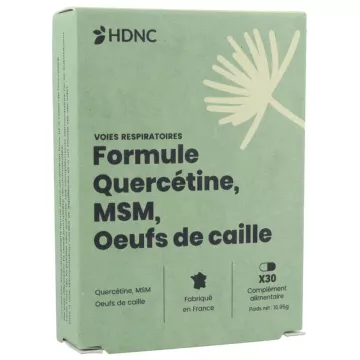 HDNC Quercétine MSM oeufs de caille allergie 30 capsules