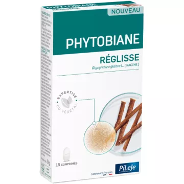 Phytobiane Réglisse 15 comprimés Pileje