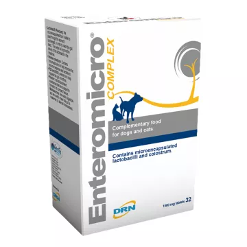 ENTEROMICRO ICF darmflora en Hond Kat VETERINAIRE MP lab 32 tabletten