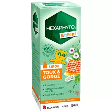 HexaPhyto Hoest- en keelsiroop voor kinderen 150 ml