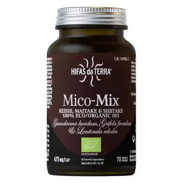 Hifas da Terra Mico-Mix Synergy of 3 mushrooms 70 capsules