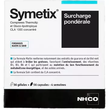 NHCO Symetix Surcharge Pondérale 56  gélules + 56 capsules