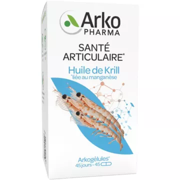 Arkogélules Krill Oil Manganésio Conforto das articulações 45 cápsulas