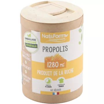 Nat &amp; Form Propoli 60 Eco-Capsule 