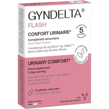 CCD Gyndelta Flash Urinary Comfort 10 капсул