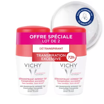 Vichy Déodorant Détranspirant Intensif 72h Roll-On 50 ml