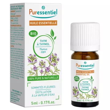 Puressentiel Organic essential oil Thyme thymol 5ml