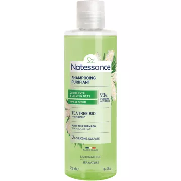 Natessance Tea Tree Champô Purificante Orgânico