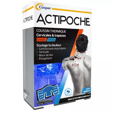 Подушка Actipoche Microbead Thermal Cervical &amp; Trapezius Cushion 24 x 40 см