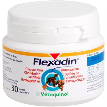 Vetoquinol Flexadin Articulations Hond/Kat 30 tabletten 