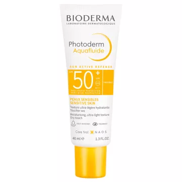 Bioderma Photoderm Aquafluide SPF50+ Невидимая чувствительная кожа 40мл