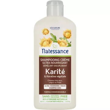 Natessance Karité Shampoo Creme 250 ml