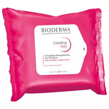 Bioderma Créaline H2O Lingettes Démaquillantes